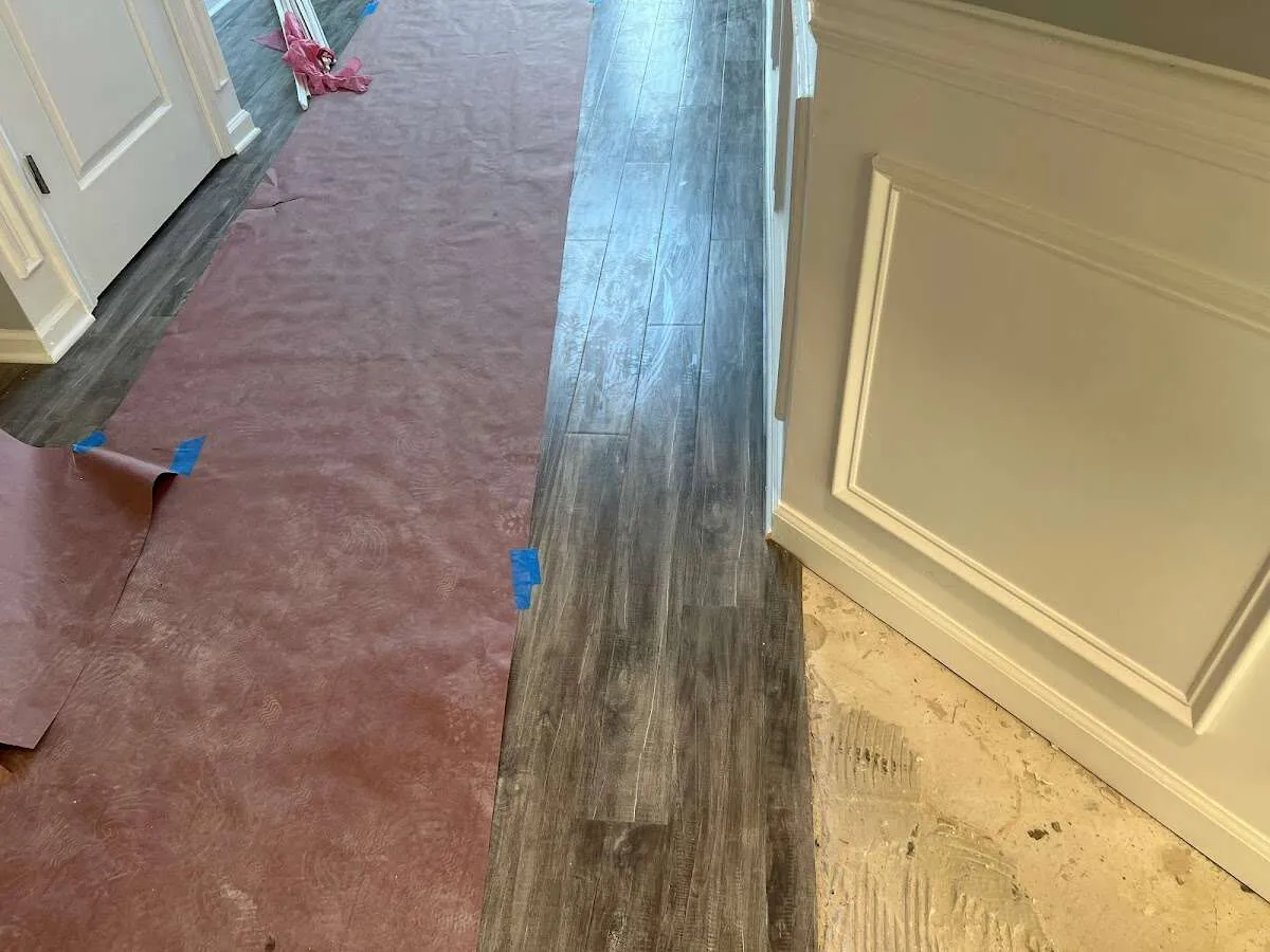 Completed marble shower restoration in Bridgewater